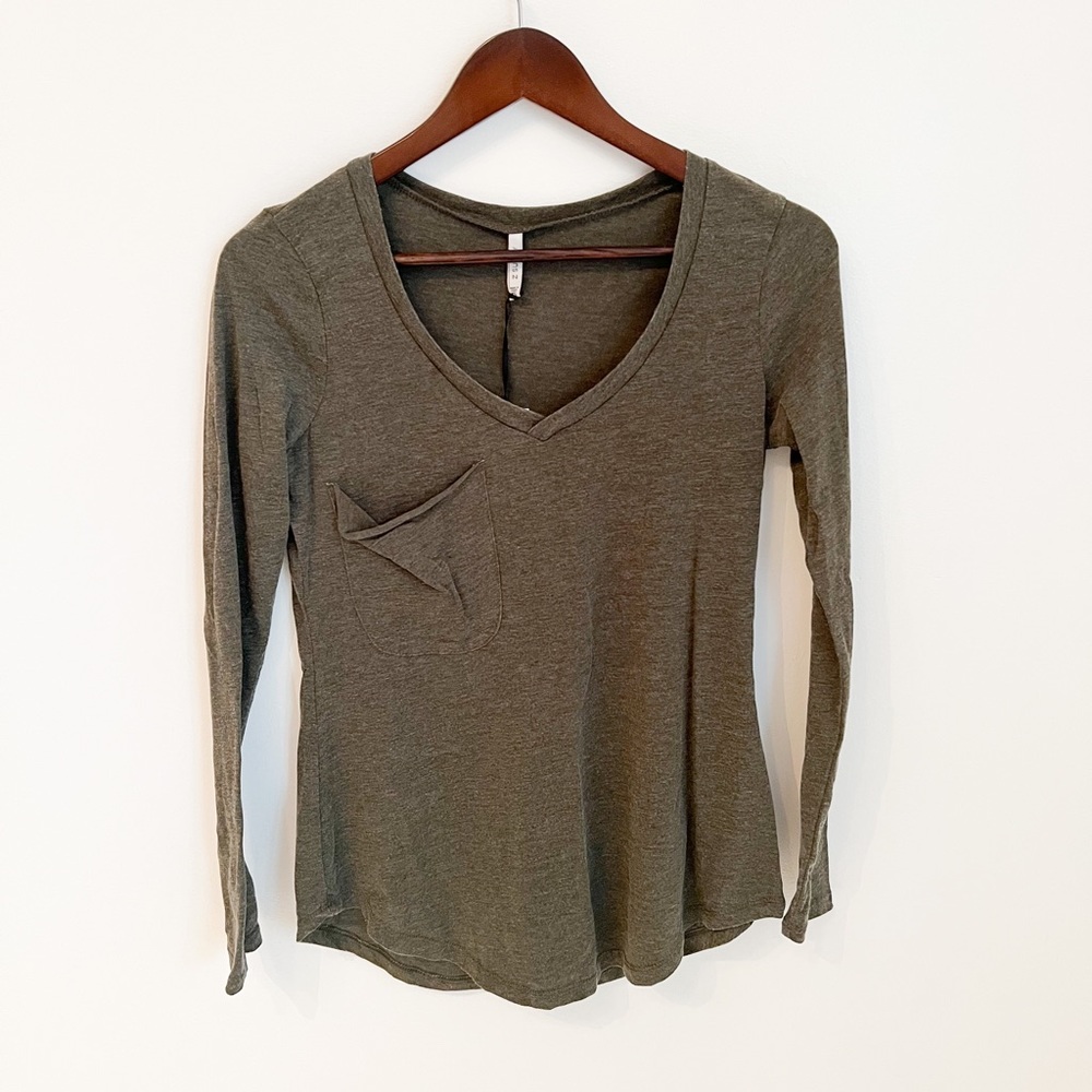 NWT Z Supply Long Sleeve Pocket Tee XS